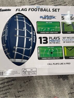 Franklin Kids Mini Flag Football Set - Blue